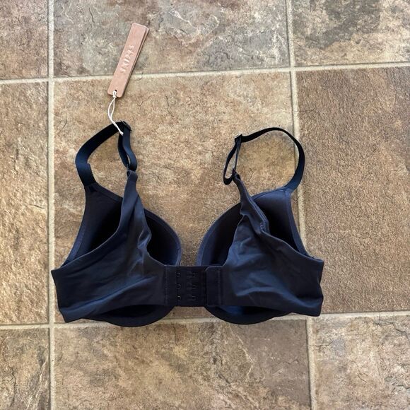 Skims Smoothing Intimates Full Coverage Lightly Lined Bra Onyx Size 32B - Picture 4 of 8